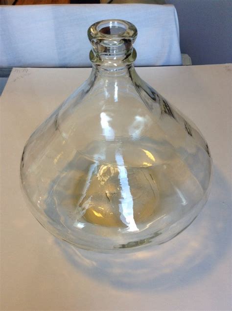 Teardrop Shaped Glass Bottle .